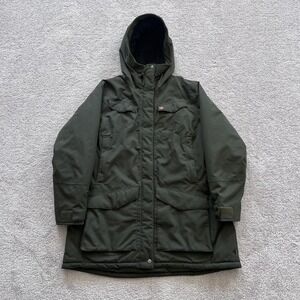 Fjallraven Nuuk Parka Jacket Hydratic Womens XXL Green Hooded Insulated Coat